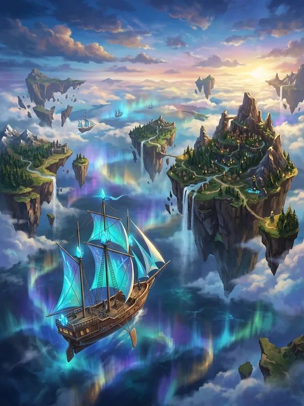 Cover of Aethersea & The Floating Isles